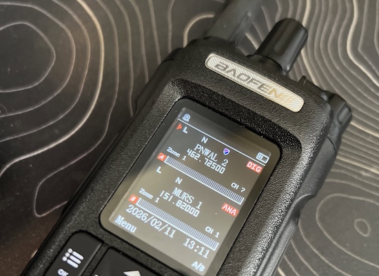 Baofeng DM32-UV Radio used in our Radio 101 class